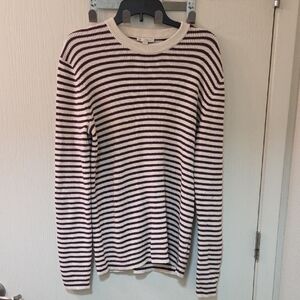 GAP Off-White Ribbed Knit Sweater